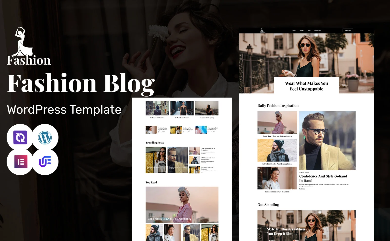 FAshion - Modern Fashion Blogger WordPress Elementor Theme