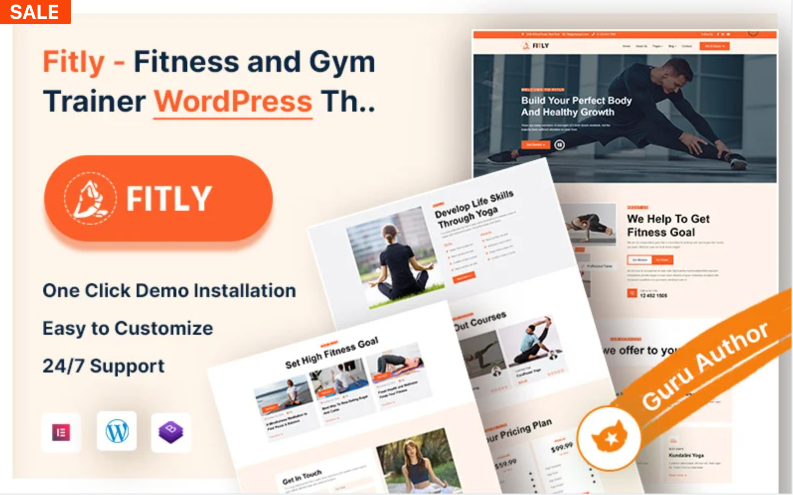 Fitly – Fitness and Gym Trainer WordPress Theme