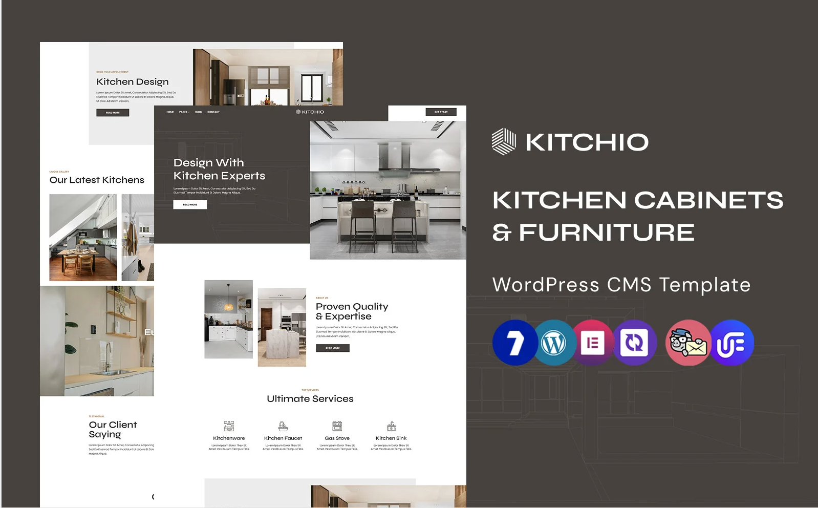 Kitchio - Kitchen Appliances WordPress Elementor Theme