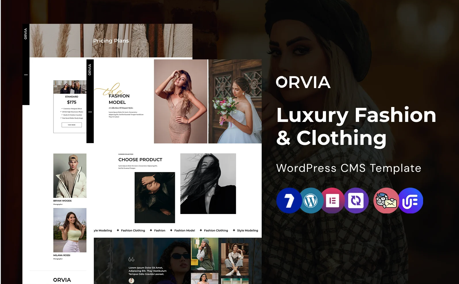 Orvia - Modern Fashion WordPress Elementor Theme