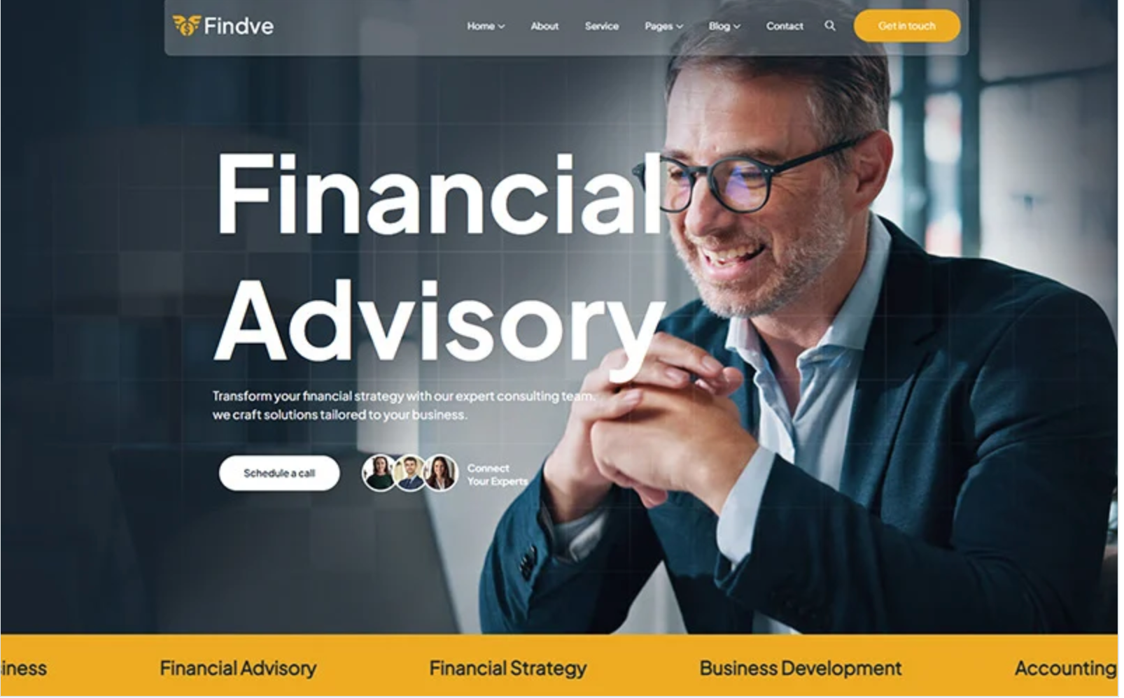 Findve - Finance And Business Responsive WordPress Theme