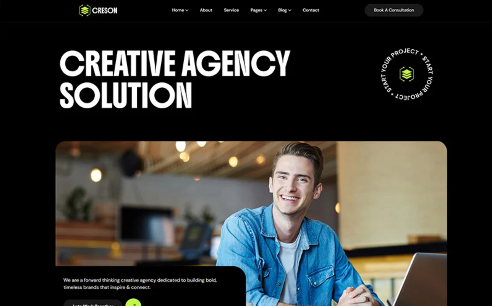 Creson - Creative Agency Solution Responsive WordPress Theme
