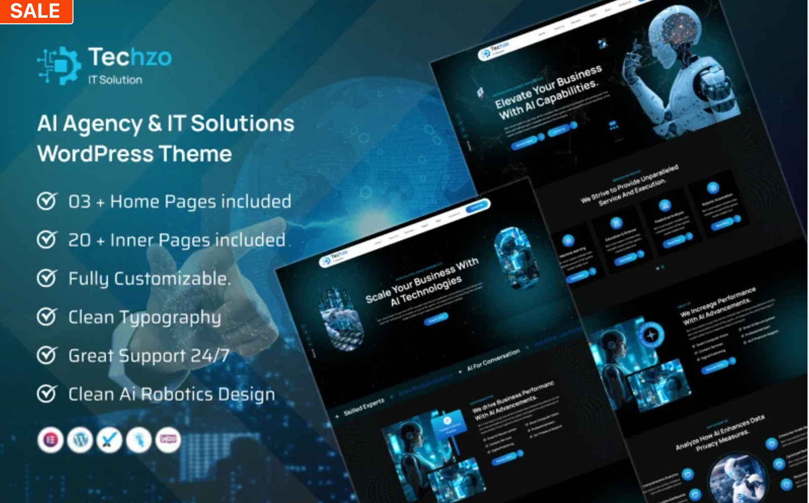 Techzo - AI Agency & IT Solutions WordPress Theme