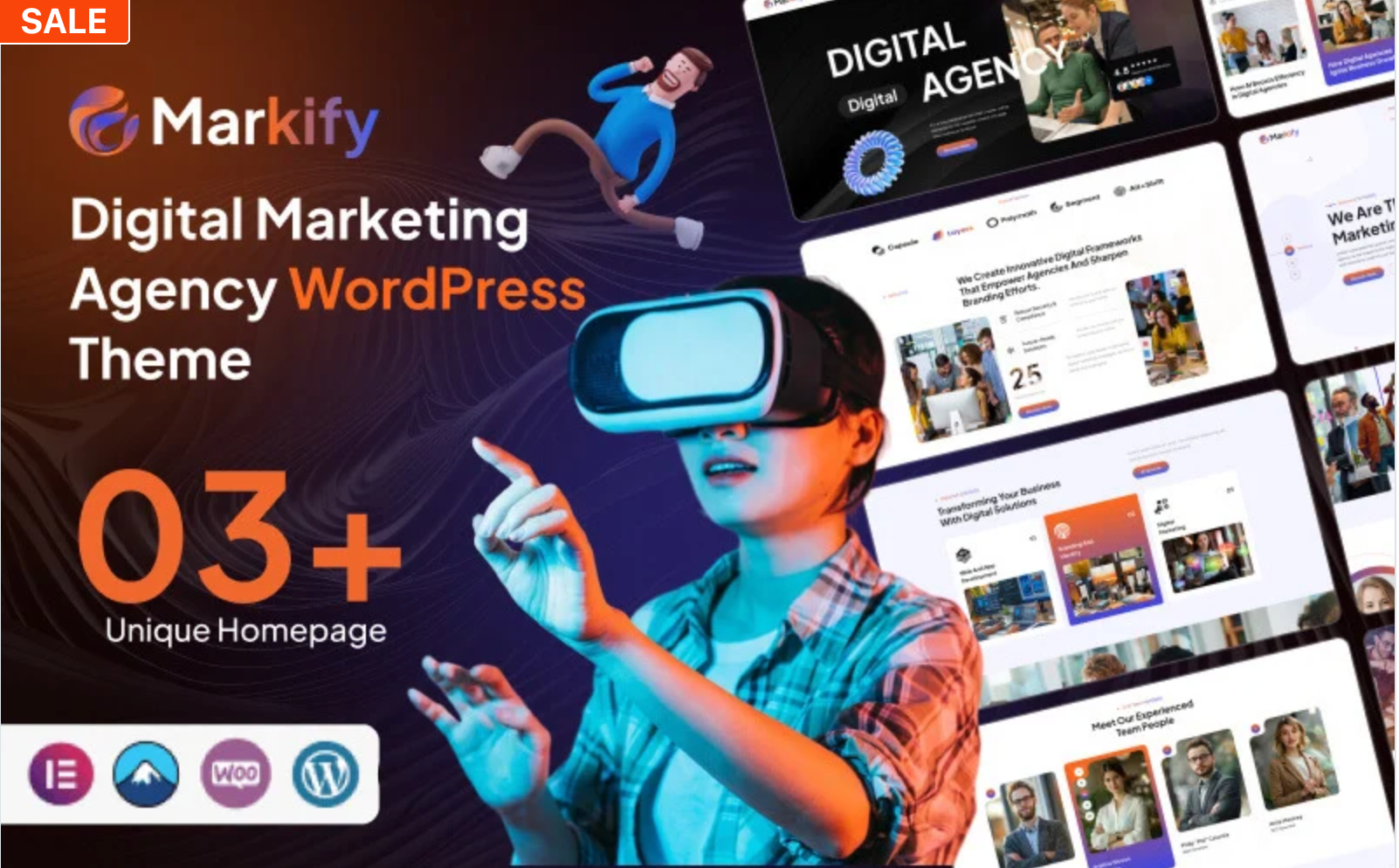Markify - Digital Marketing Agency & SEO Service WordPress Theme