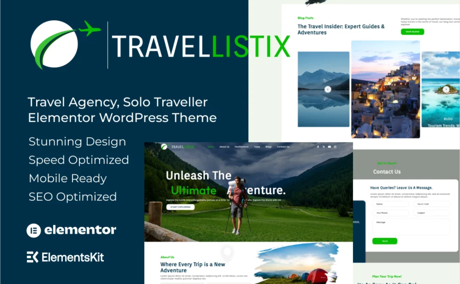 Travellistix - WordPress Theme for Travel Agency