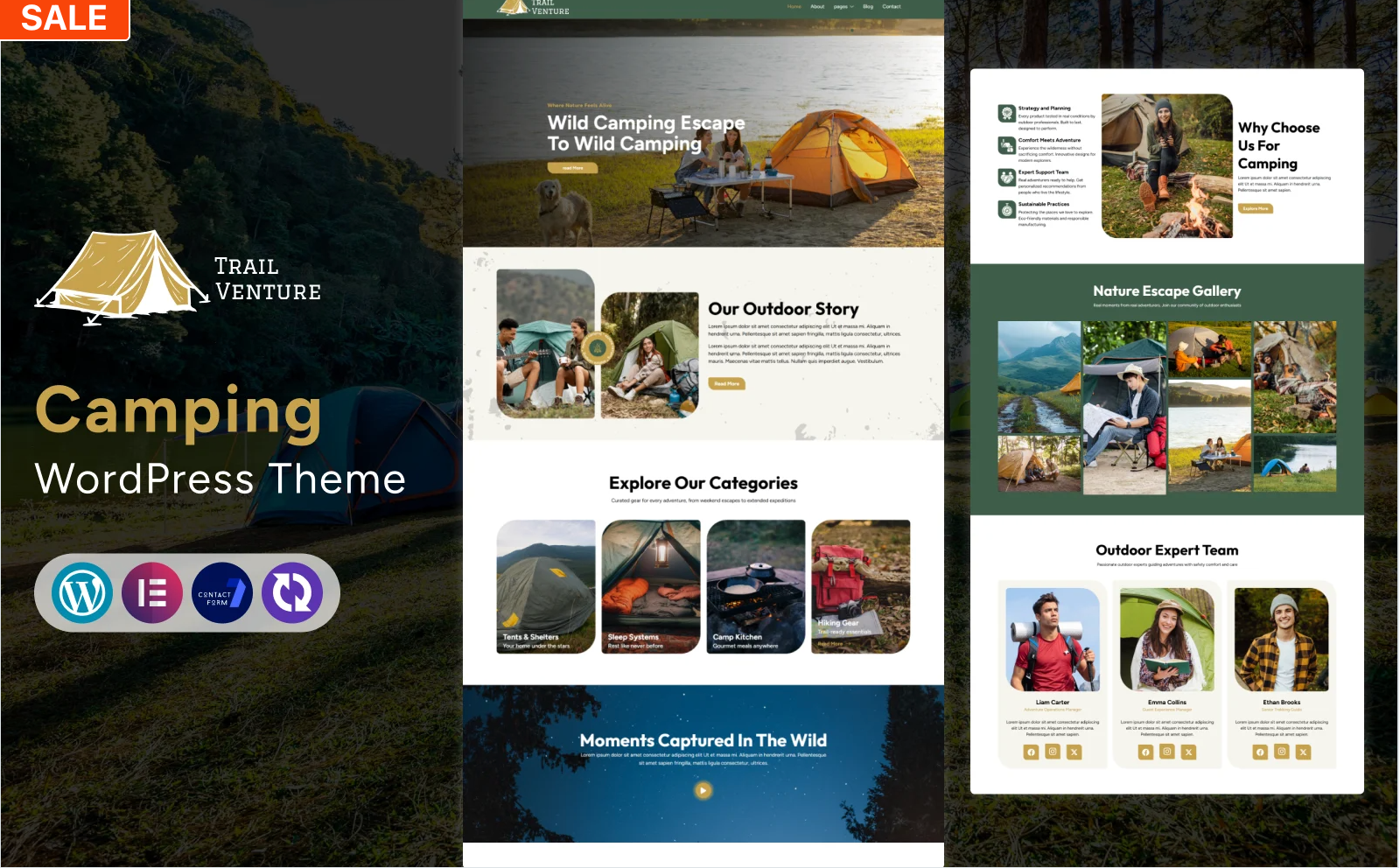 TrailVenture – Wild Camping & Outdoor Adventure WordPress Theme