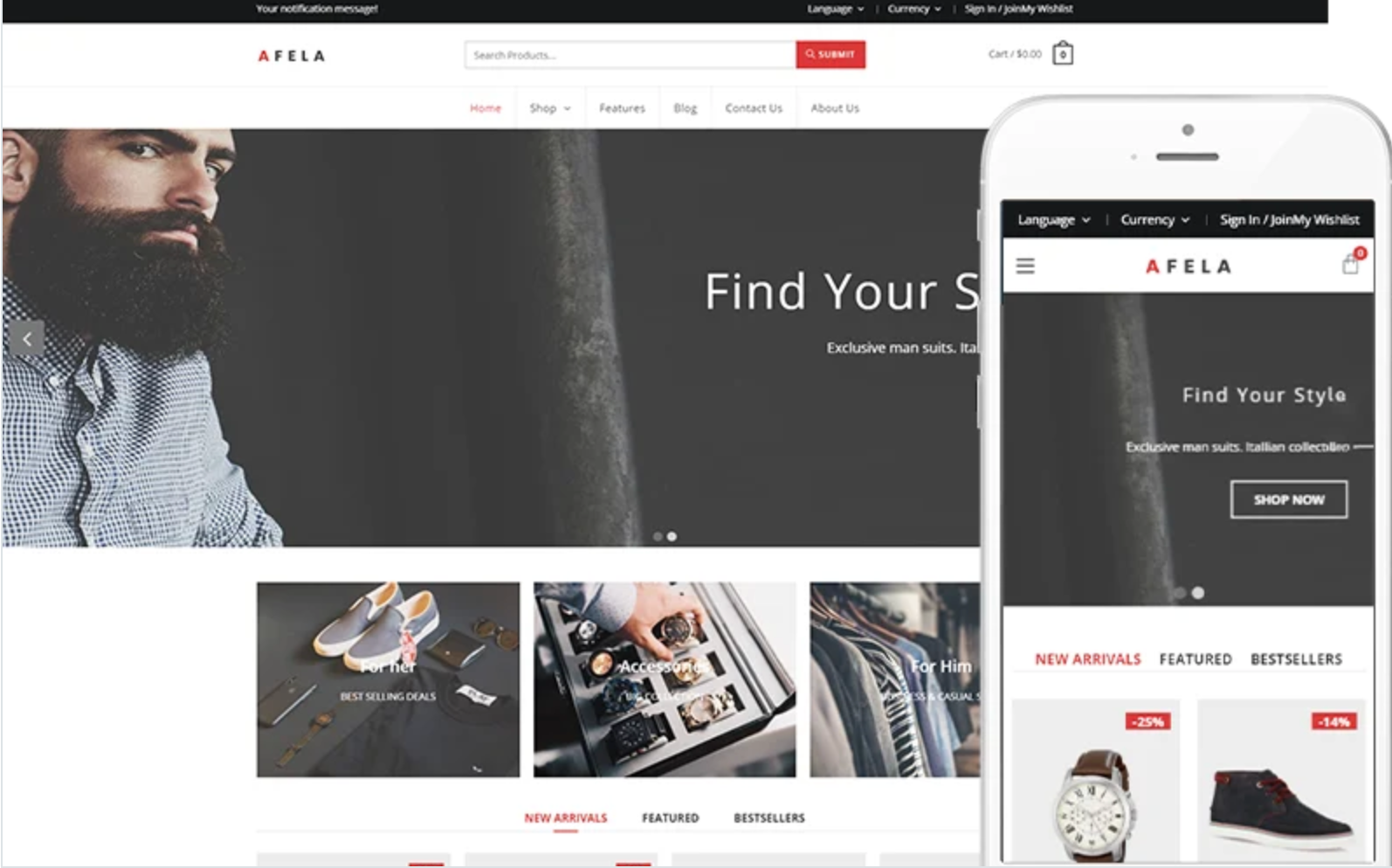 Afela - Theme for Fashion Shop WooCommerce Theme