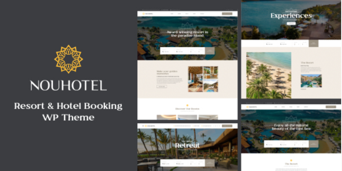 NouHotel - Resort & Hotel Booking WordPress Theme