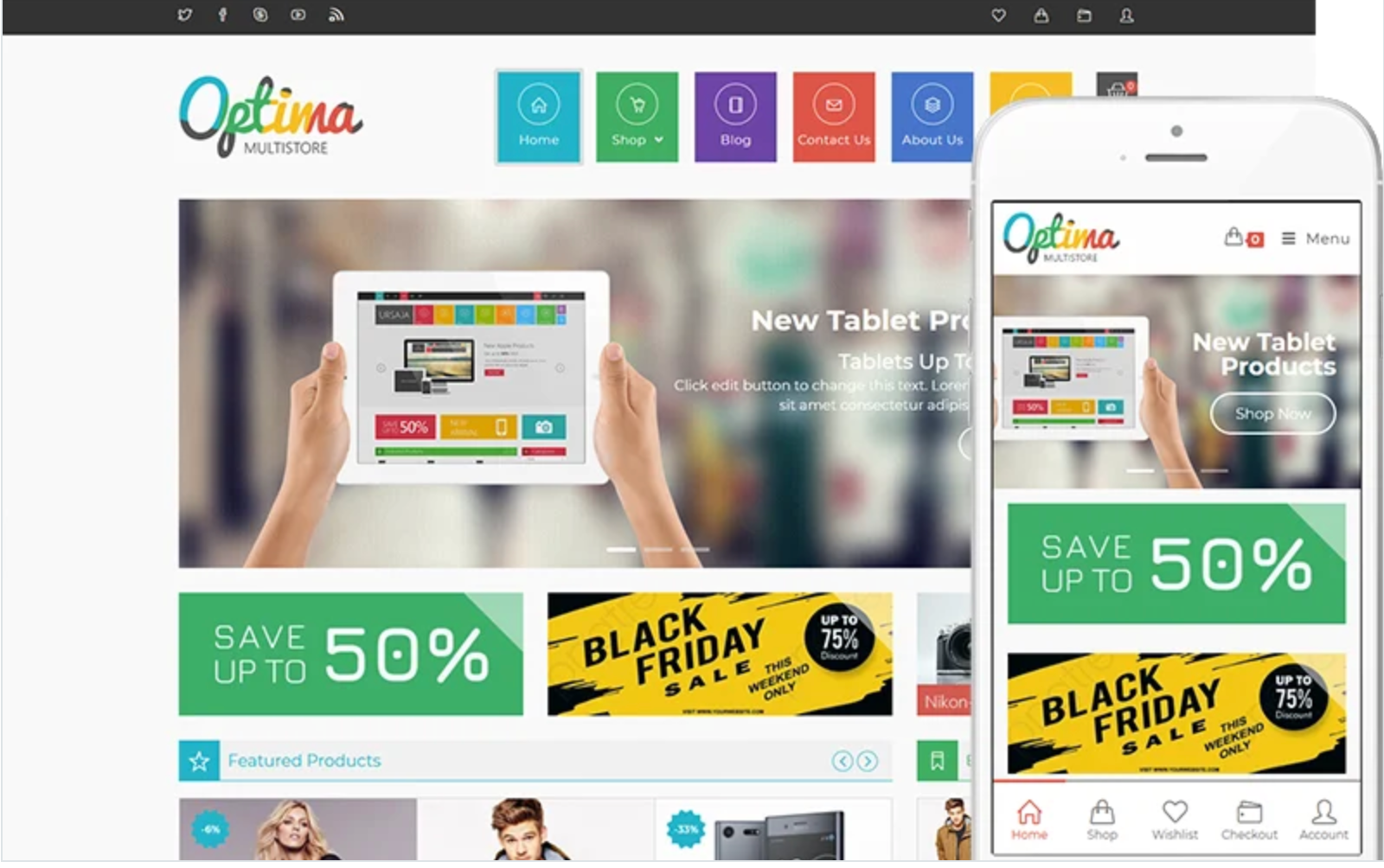Optima - Multipurpose WooCommerce Theme