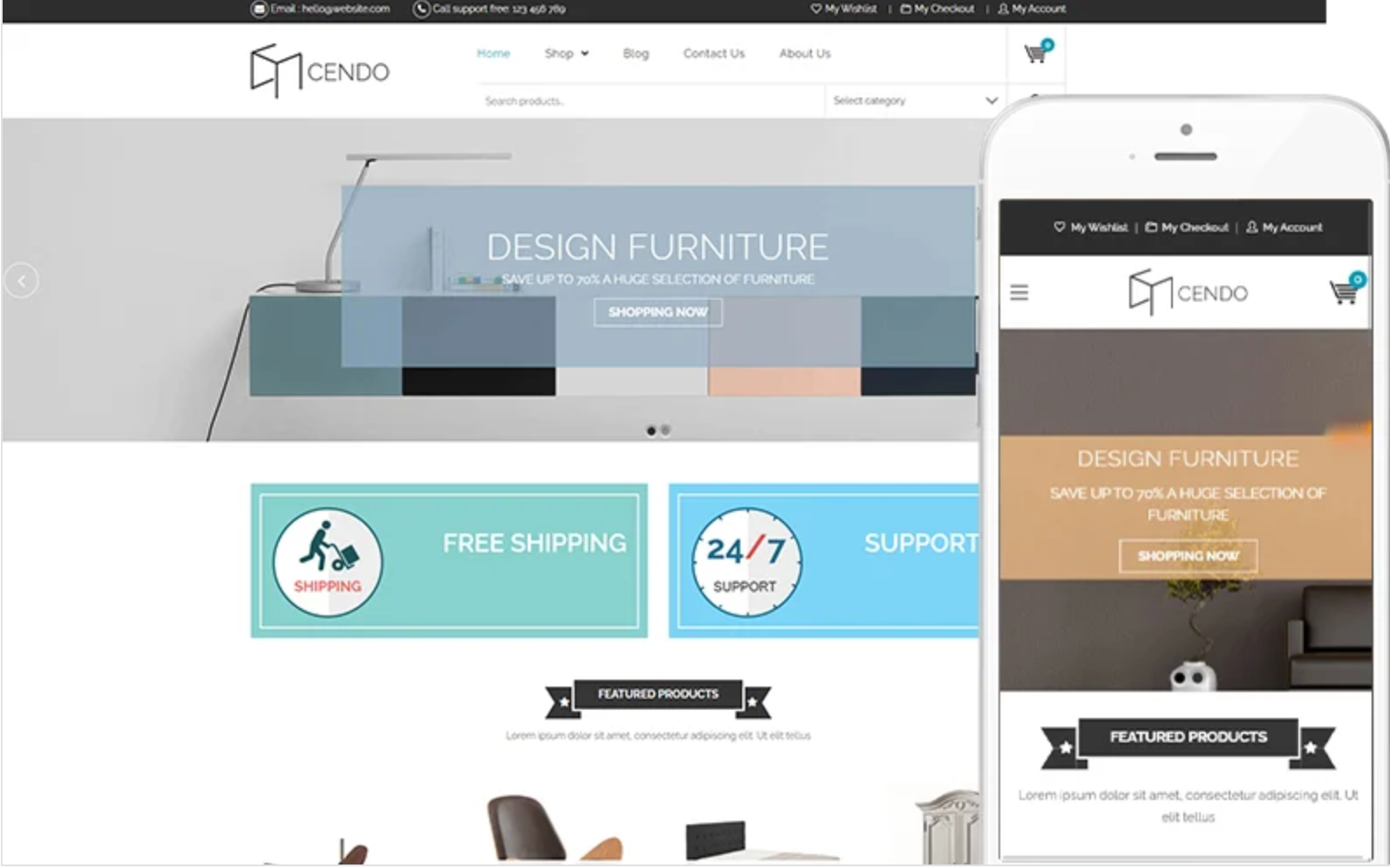 Cendo - Theme for Furniture Store WooCommerce Theme
