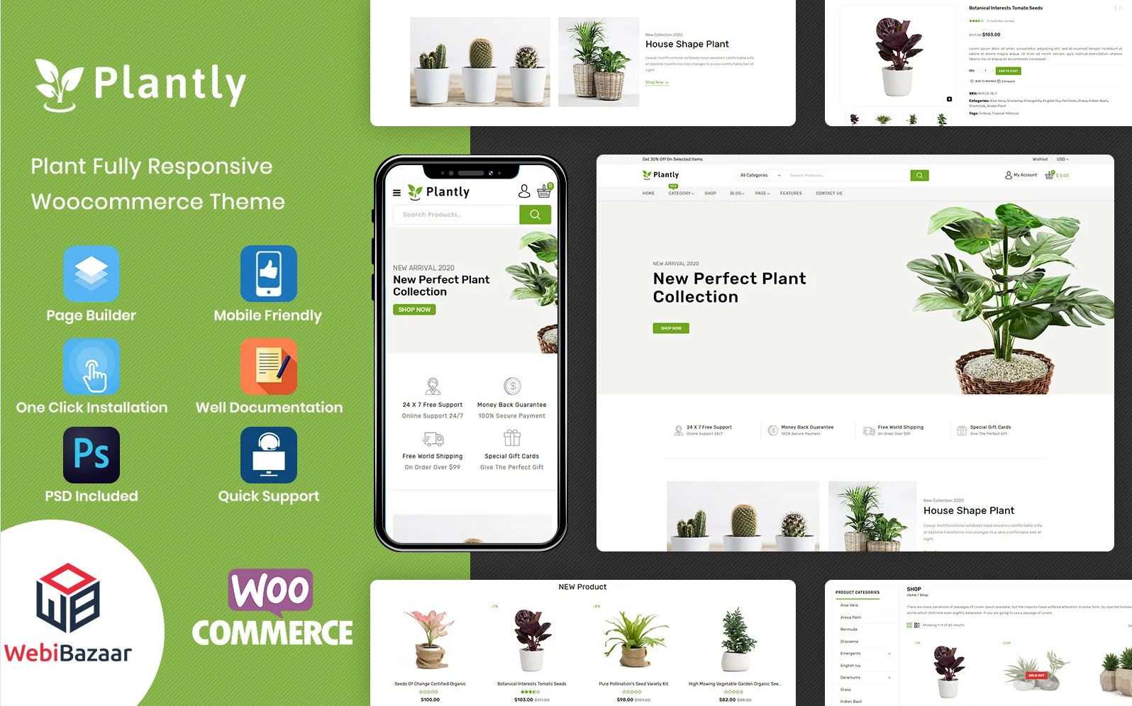 Plantly - Plants And Nursery WooCommerce Theme
