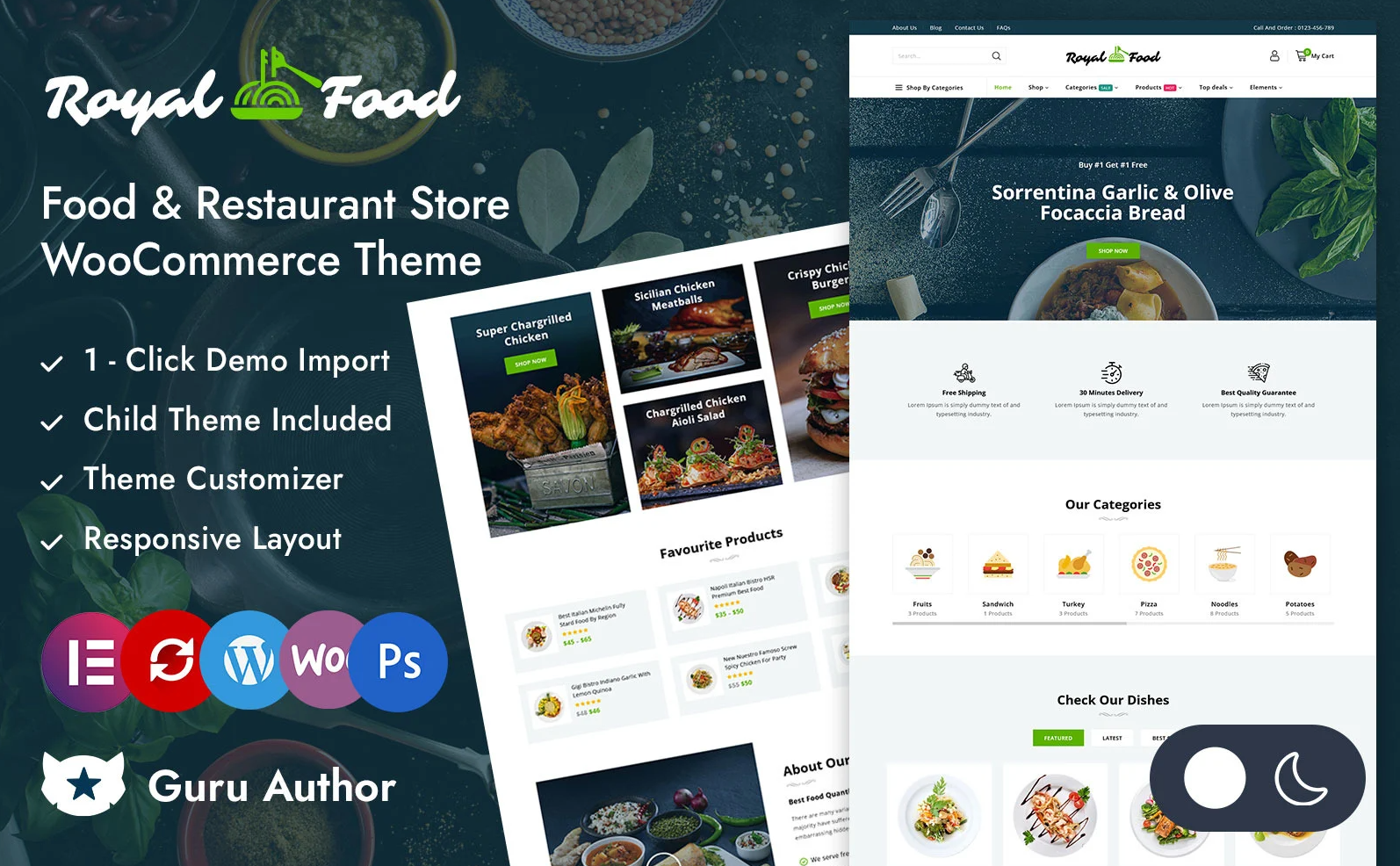 RoyalFood - Food & Restaurant Store Elementor WooCommerce Responsive Theme