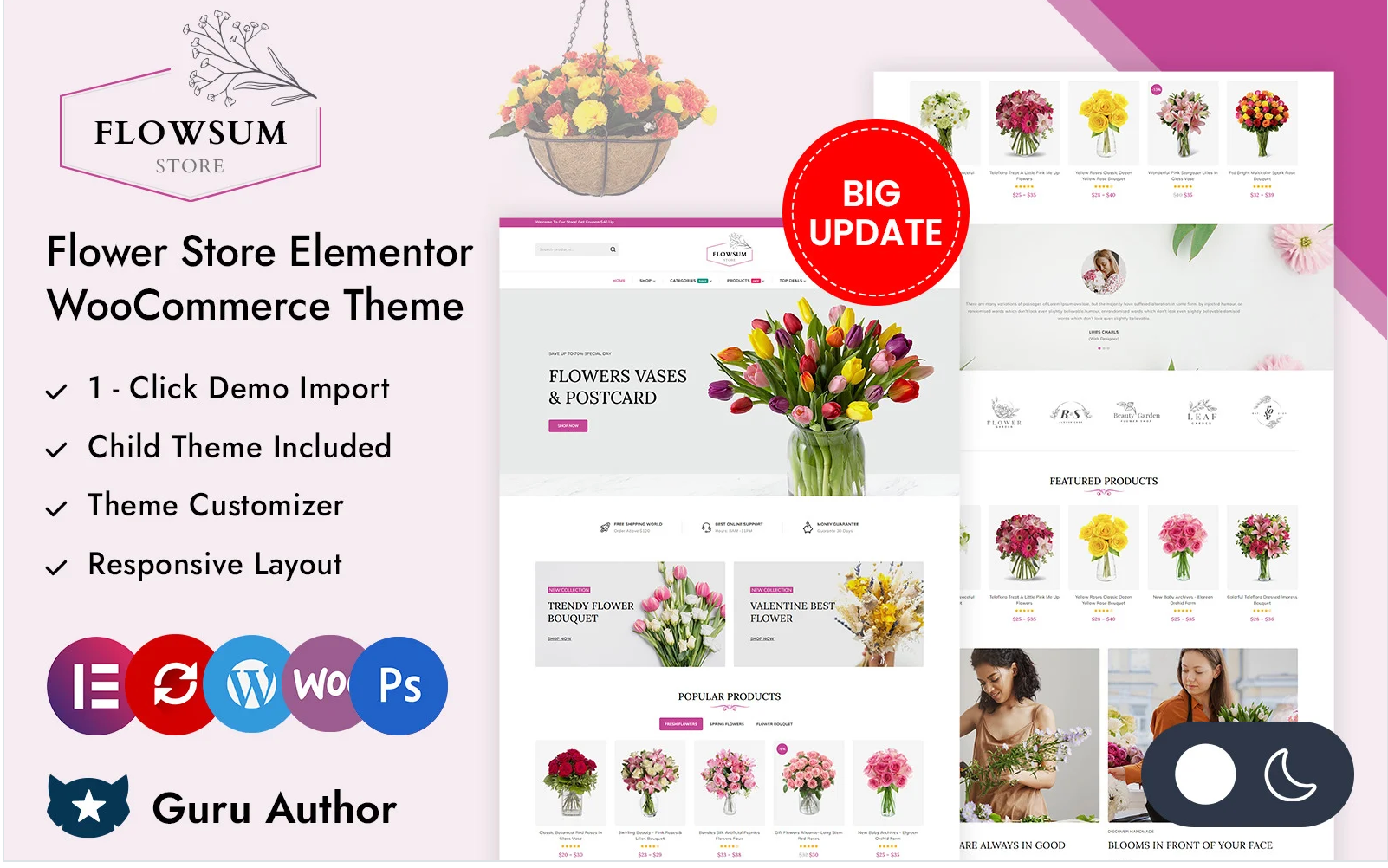 Flowsum - Flower Store Elementor WooCommerce Responsive Theme