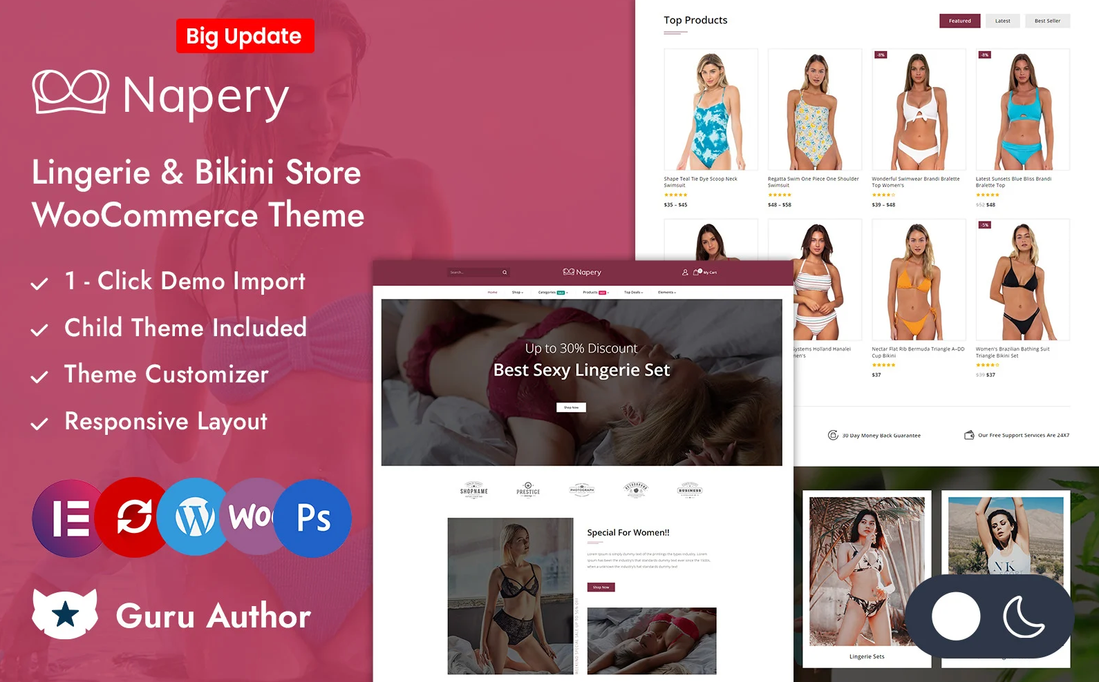 Napery - Best Lingerie Store Elementor WooCommerce Responsive Theme