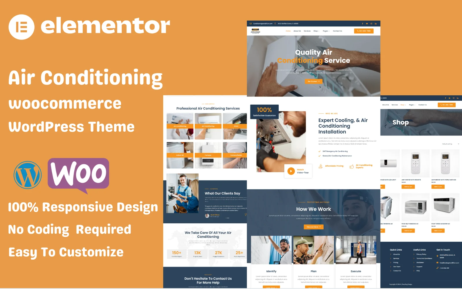 Air Conditioning WooCommerce WordPress Theme