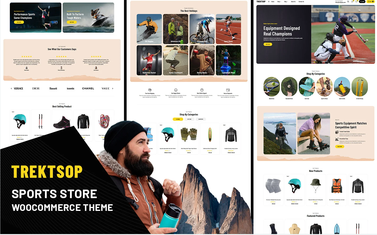 Trektsop - Outdoor and Sport Store WooCommerce WordPress Theme