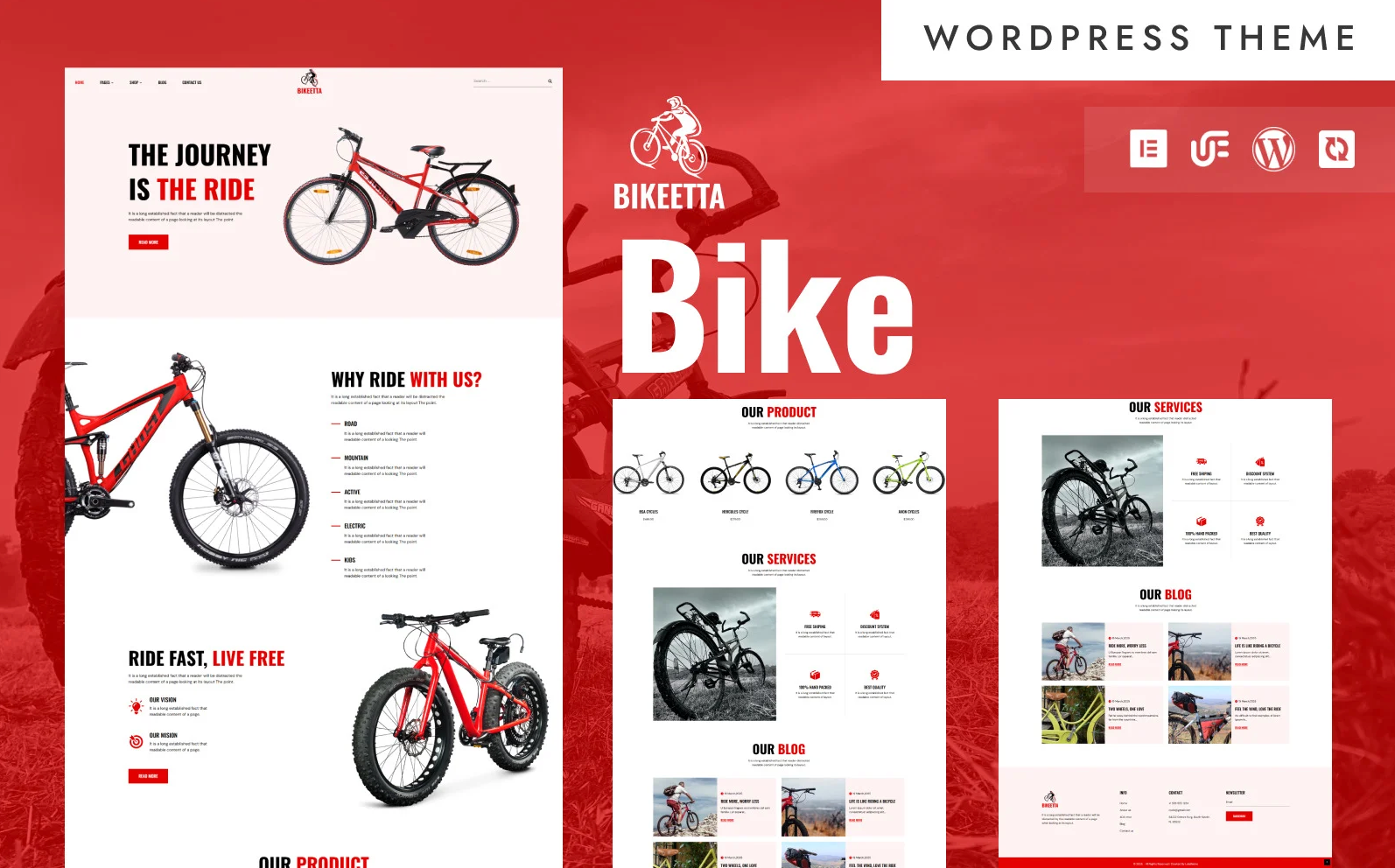 Bikeetta - Premium Bicycle Store WooCommerce Elementor Theme