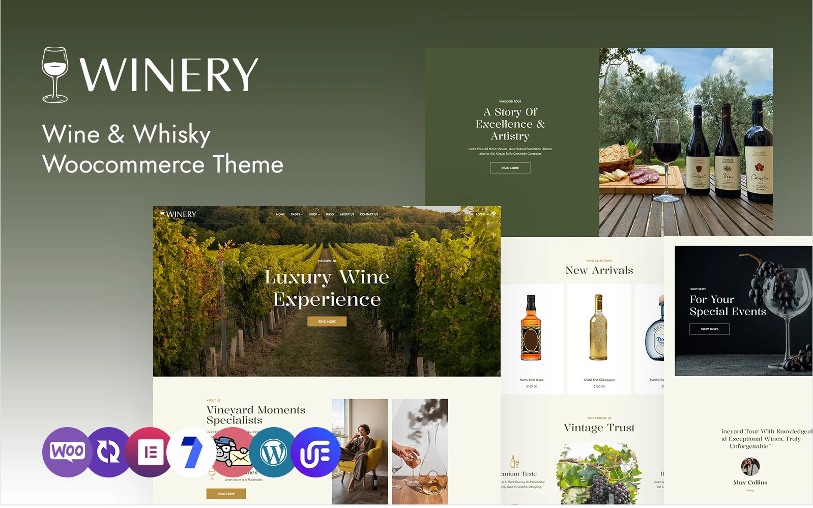 Winery - Wine and Vineyard WooCommerce Theme
