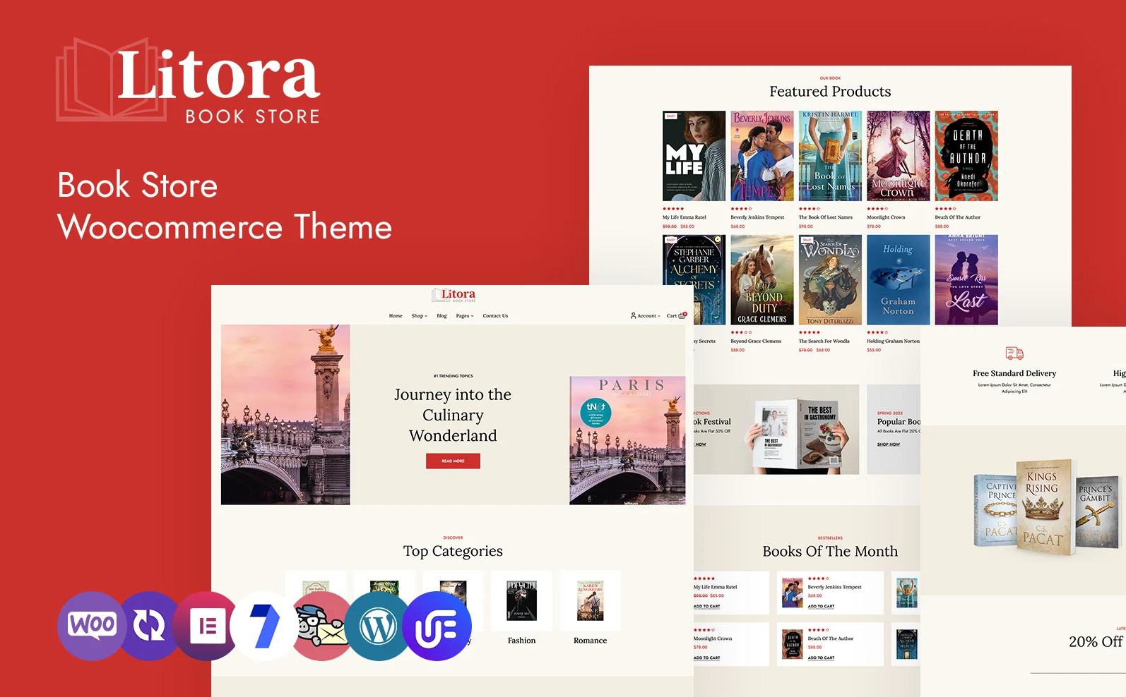 Litora - Book Store WooCommerce Theme