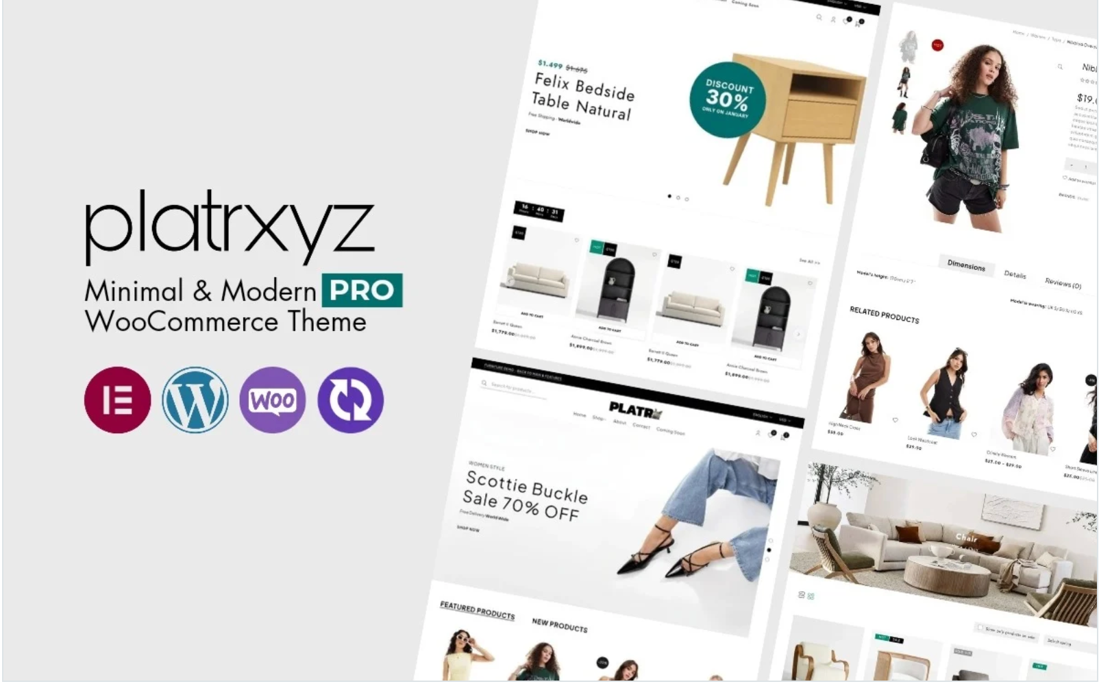 Platrxyz Pro - Minimal WooCommerce Theme