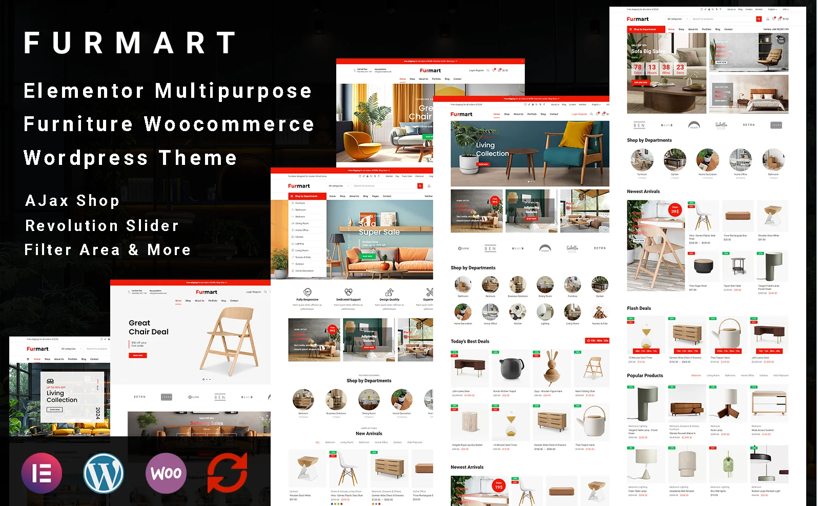 FurMart - Elementor Multipurpose Furniture Woocommerce Wordpress Theme