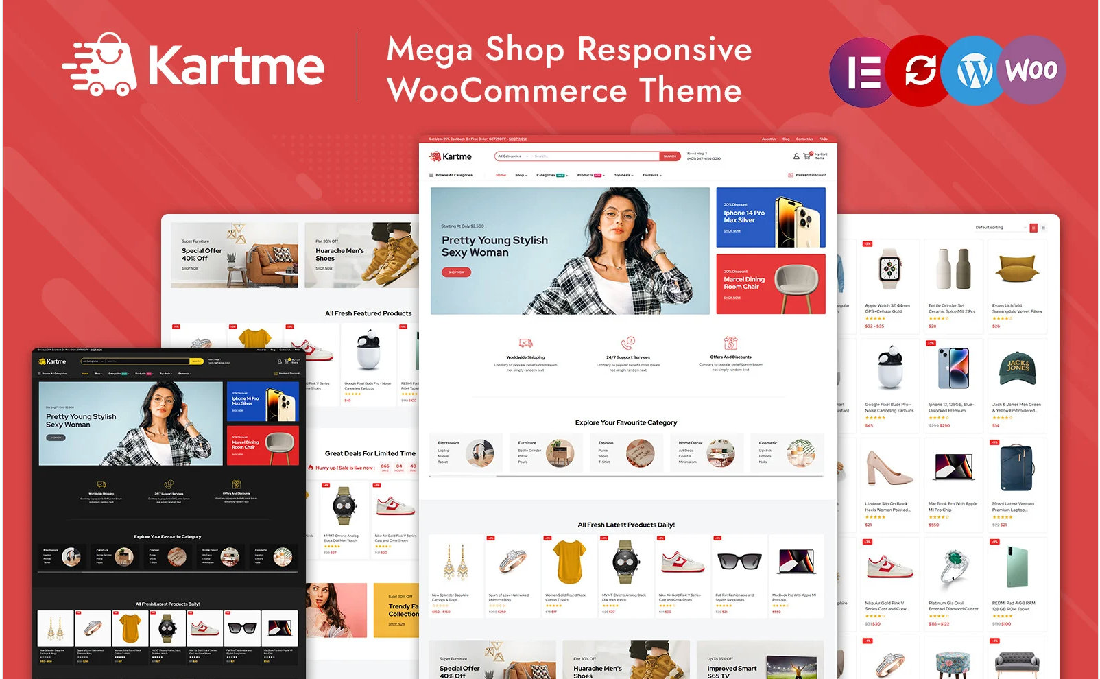 Kartme - Mega Shop Elementor WooCommerce Responsive Theme