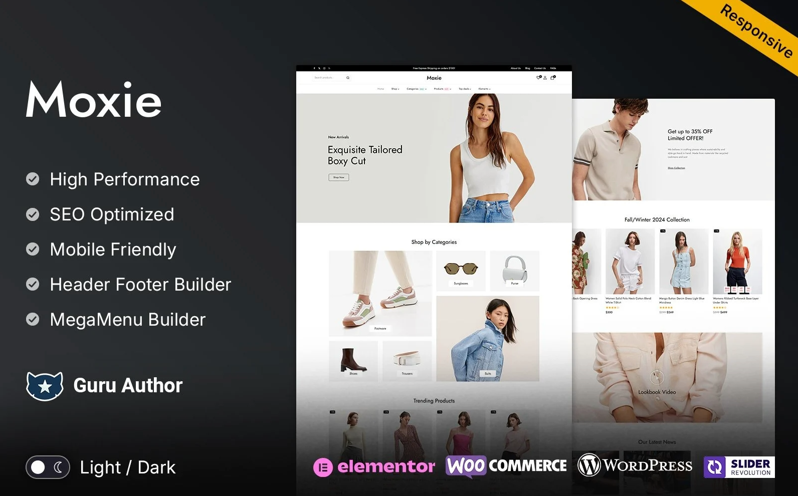 Moxie - Fashion Store and Apparel Multipurpose Responsive WooCommerce Theme