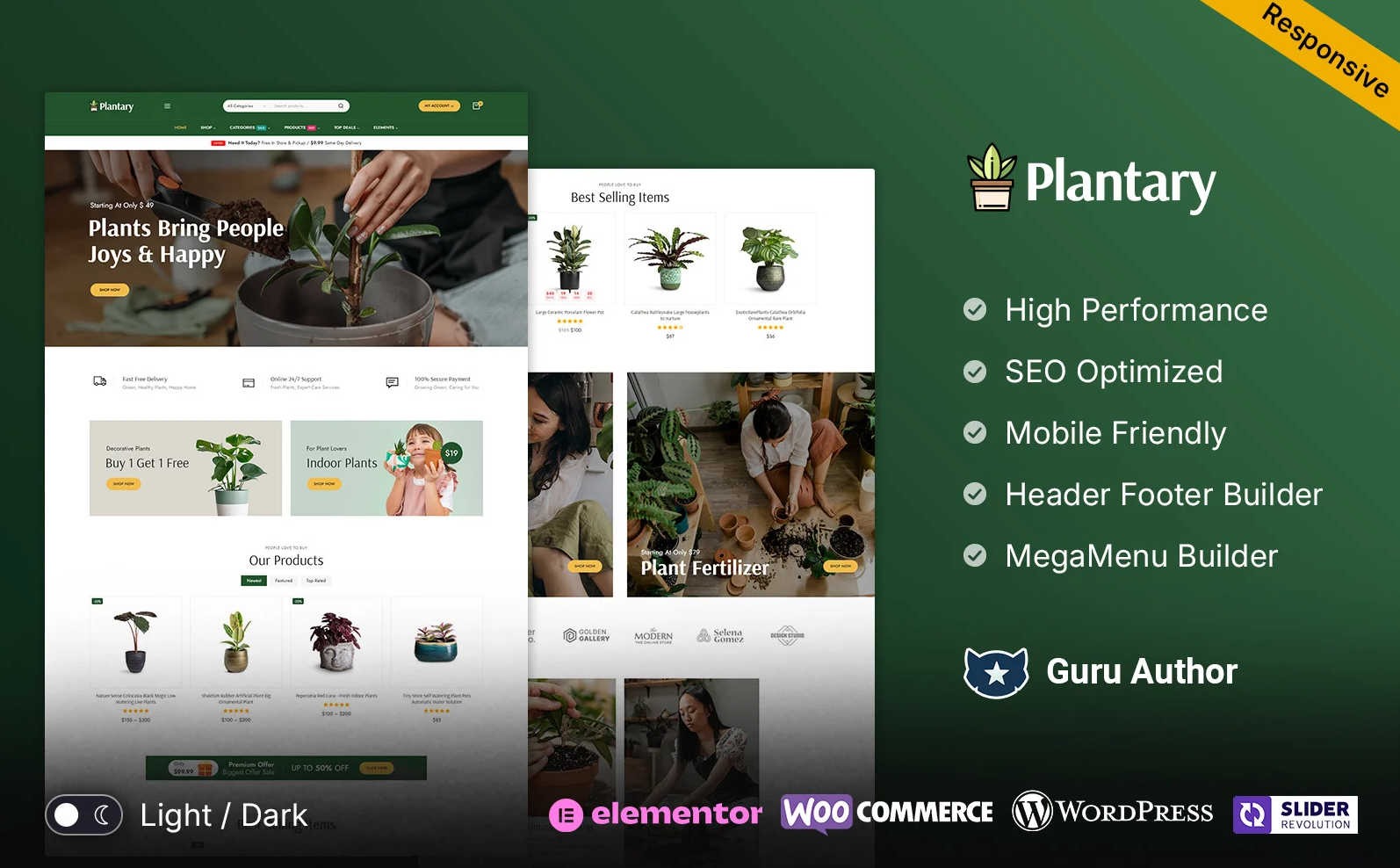 Plantary - Plants and Nursery and Farming Responsive WooCommerec Multipurpose Theme
