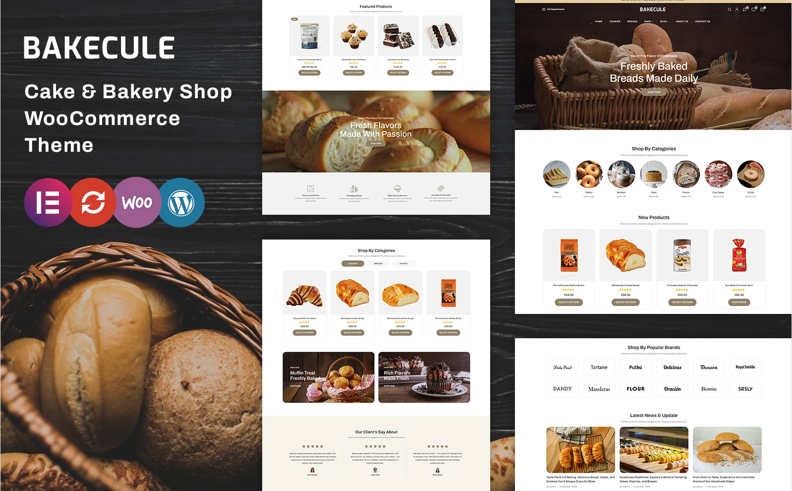 Bakecule - Cake and Bakery Store WooCommerce Theme