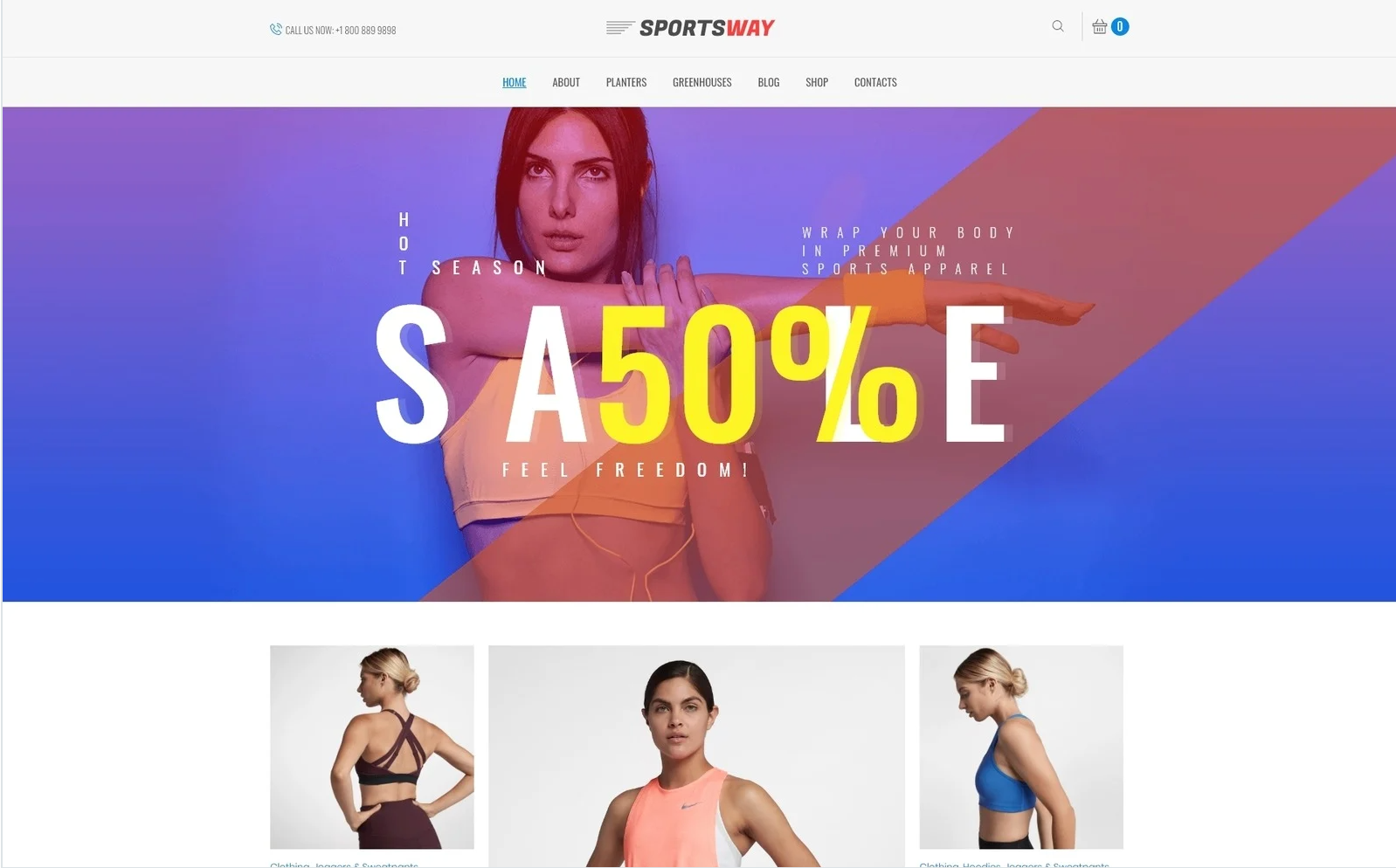 Sportsway - Sport Shop Elementor WooCommerce Theme