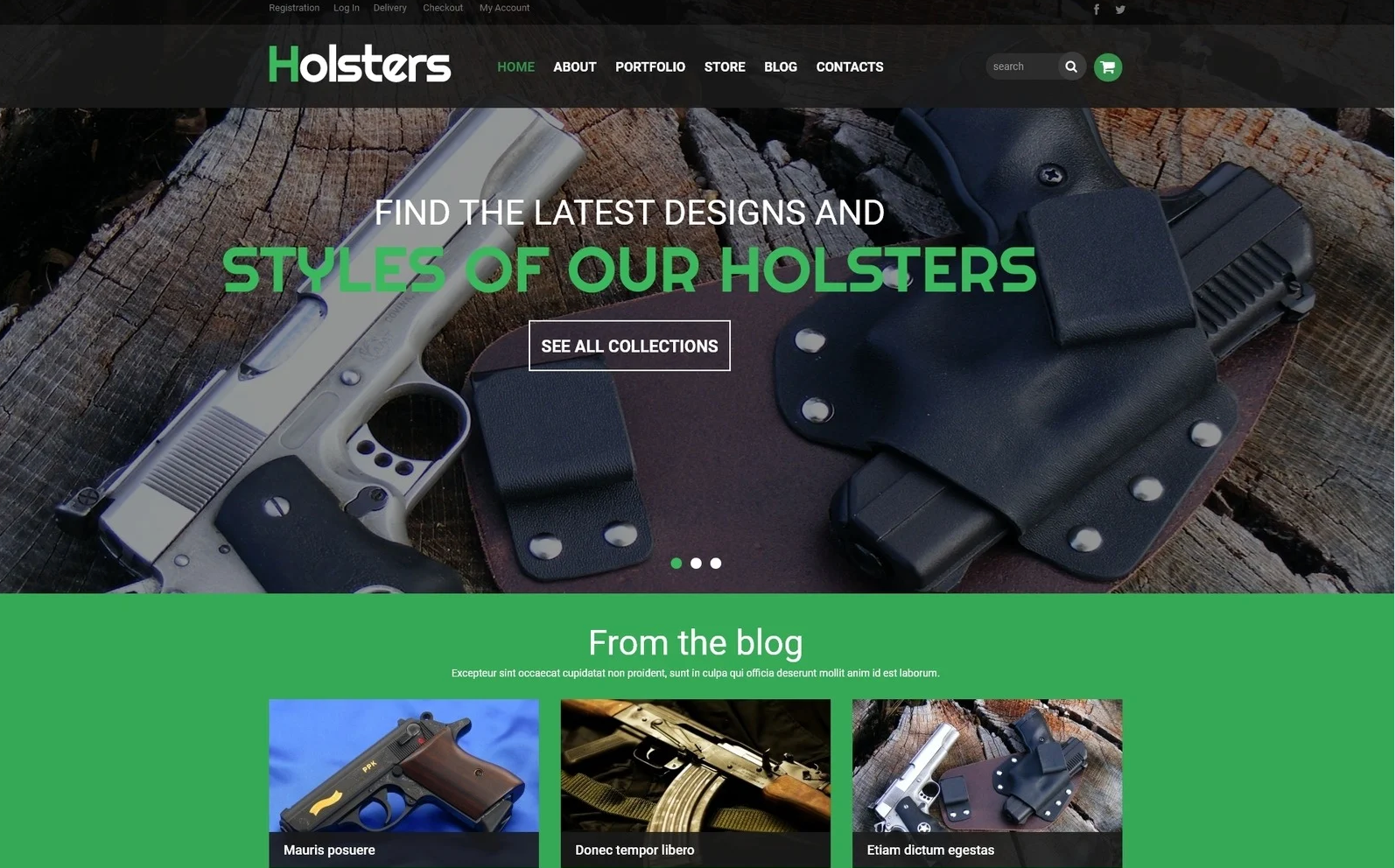 Buy Carry Holster Store WooCommerce Theme