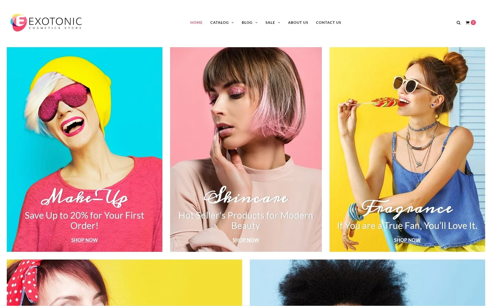 Exotonic - Cosmetics Store Elementor WooCommerce Theme