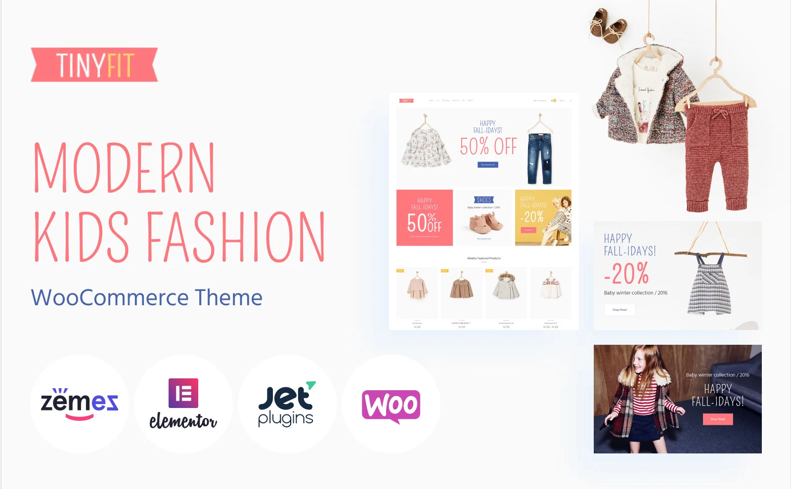 TinyFit - Modern Kids Fashion WooCommerce Theme