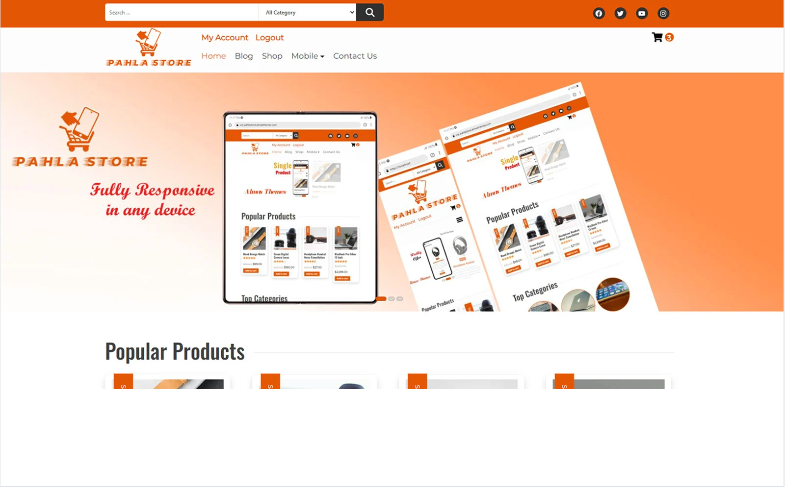 Pahla Store Wocommerce Theme