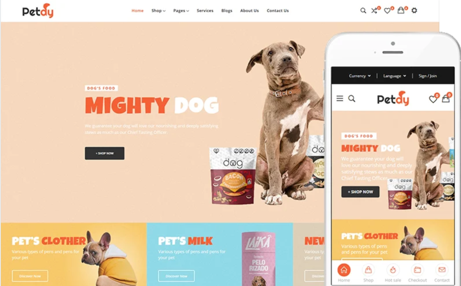 Petdy - Theme for Pets and Vets WooCommerce Theme