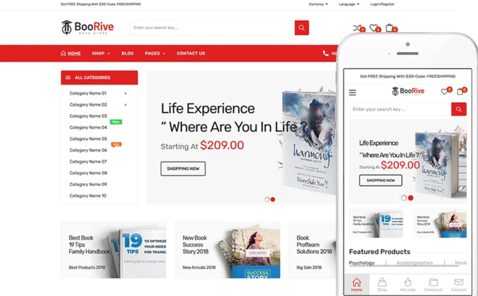 Boorive - Bookstores, Collectibles Store WooCommerce WordPress Theme