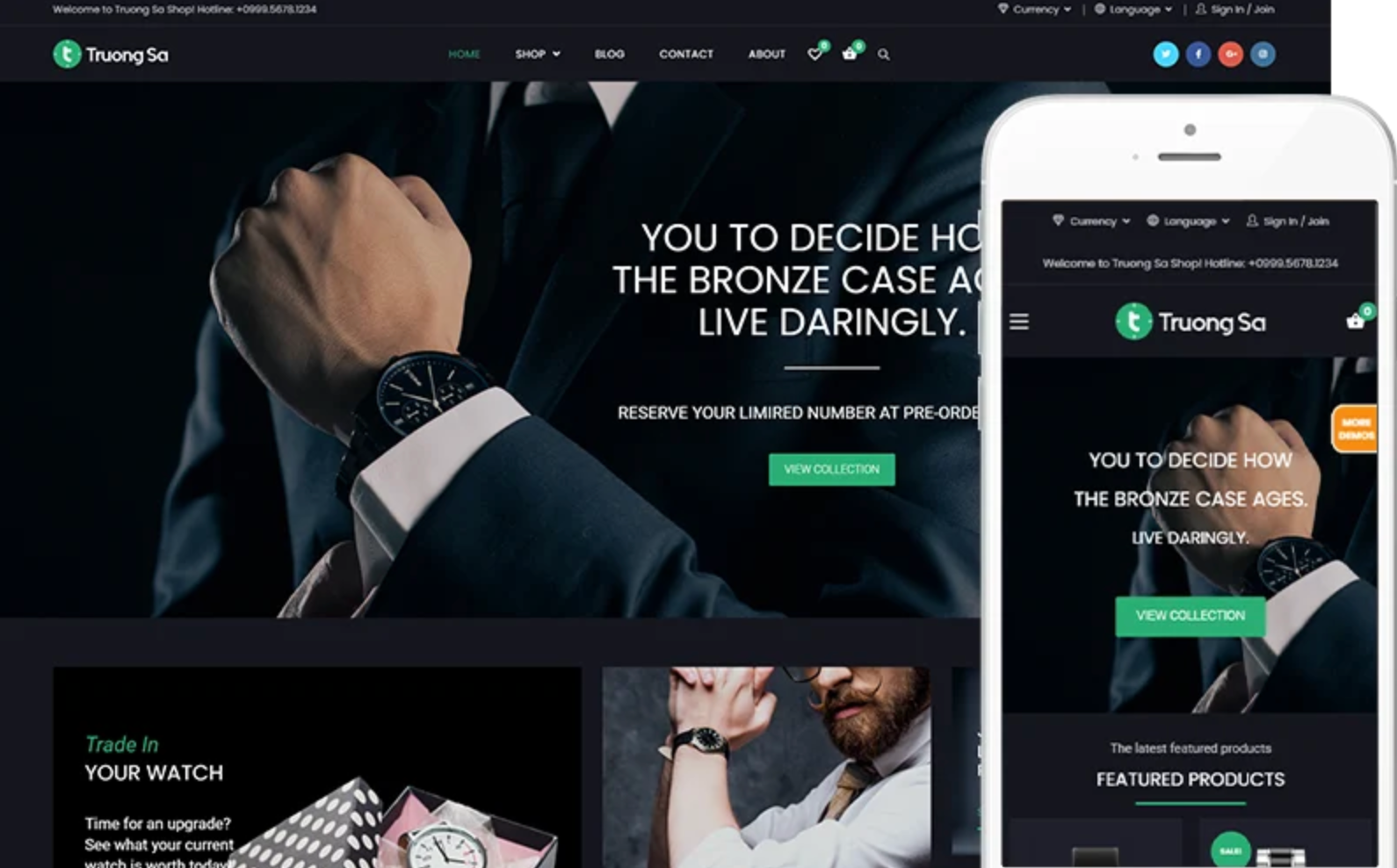 Truong Sa - Jewelry & Watches Online Store Theme WooCommerce Theme