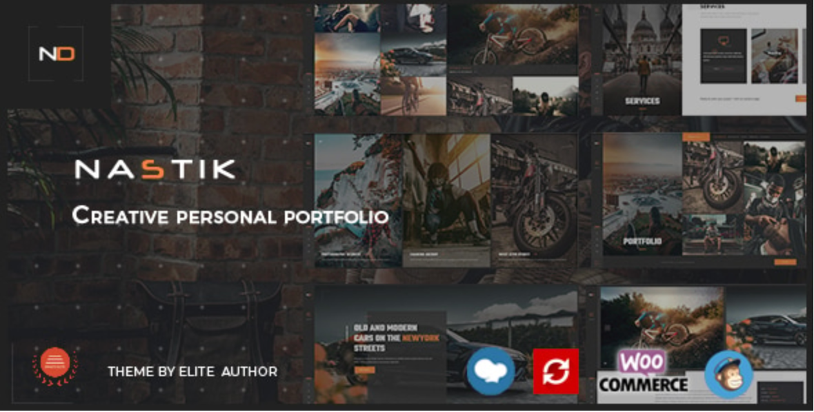 Nastik - Creative Portfolio WordPress Theme