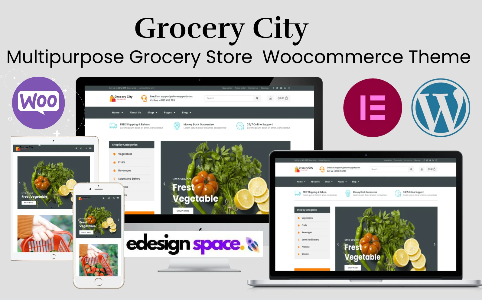 Grocery City - Multipurpose Grocery Store Or Shop Woocommerce And Wordpress Theme