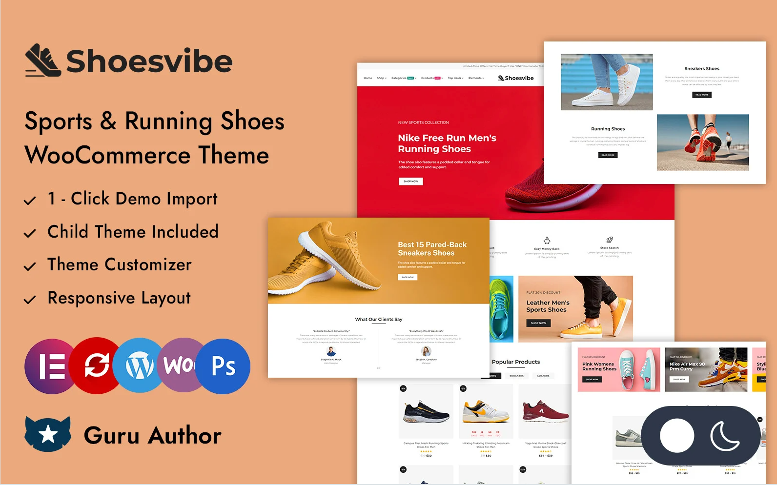 Shoesvibe - Sports and Running Shoes Elementor WooCommerce Responsive Theme