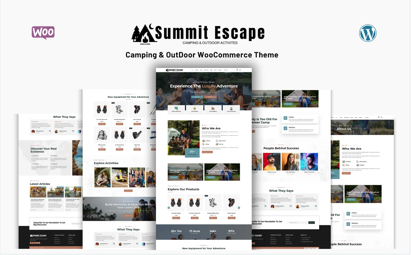 Summit Escape - Camping, Adventure, & Outdoor WooCommerce Theme