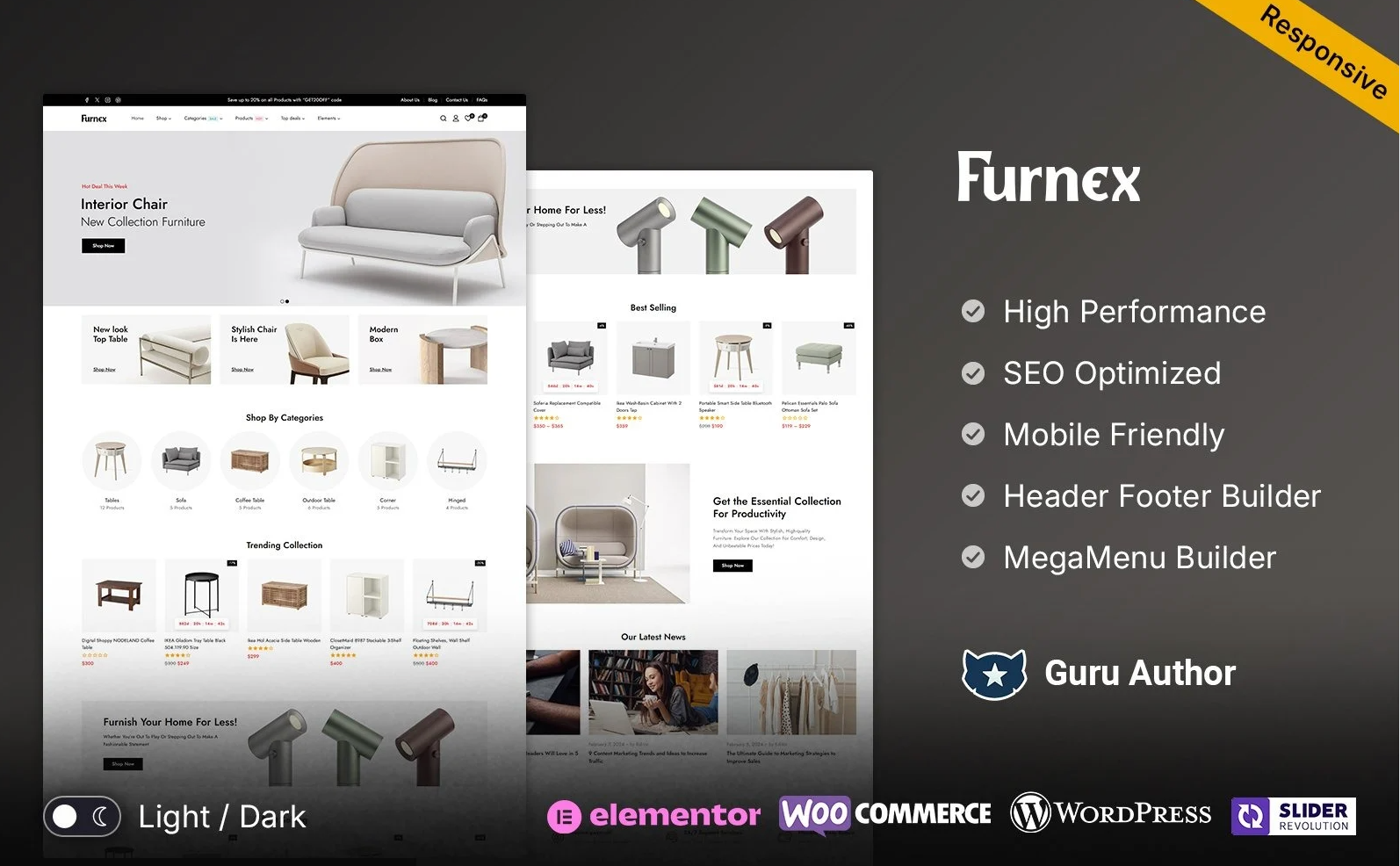 Furnex - Furniture and Home Decor WooCommerce Theme