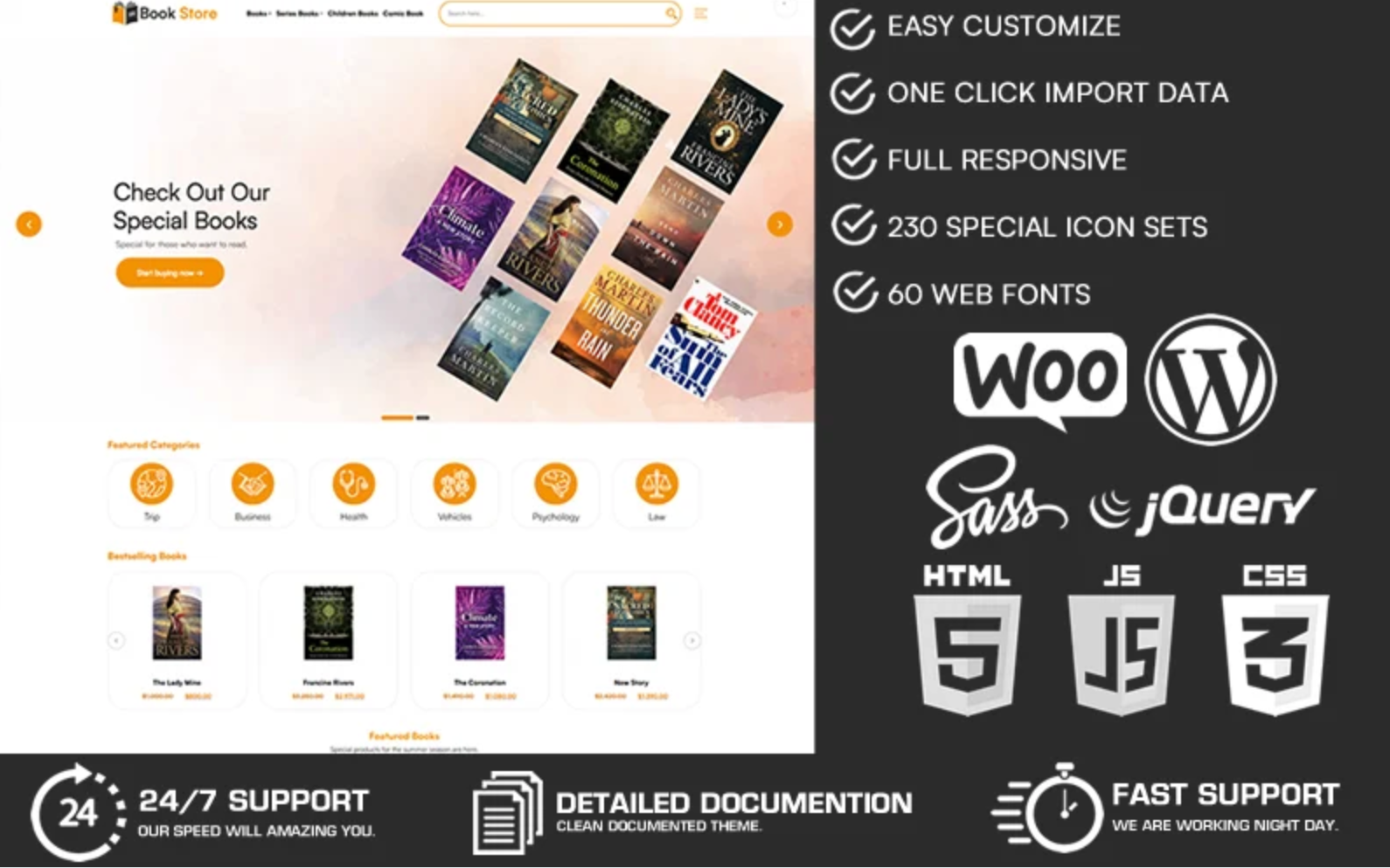 Booka - Book Shop WooCommerce WordPress Theme