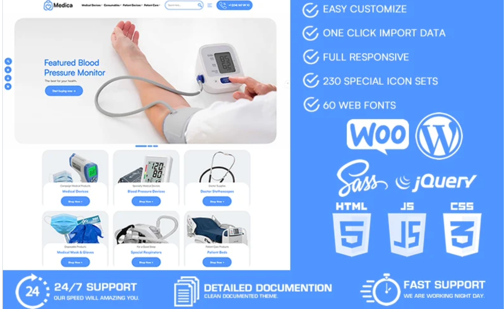 Medica - Medical WooCommerce WordPress Theme