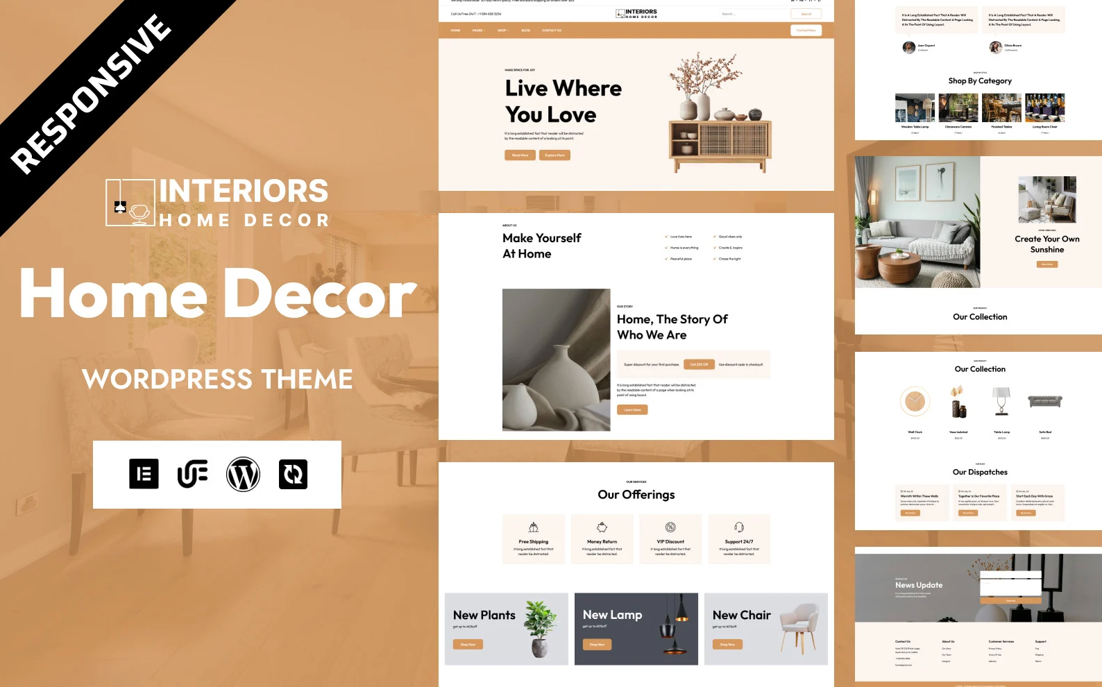 Interiors - Interior Design & Home Styling WooCommerce Elementor Theme