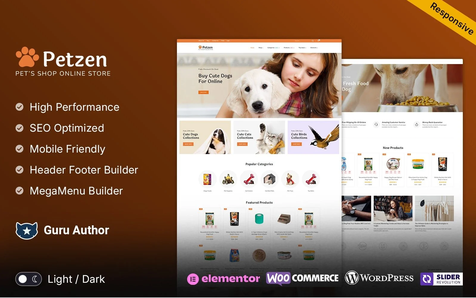 Petzen - Pets Food and Animal Food Woocommerce Responsive Store