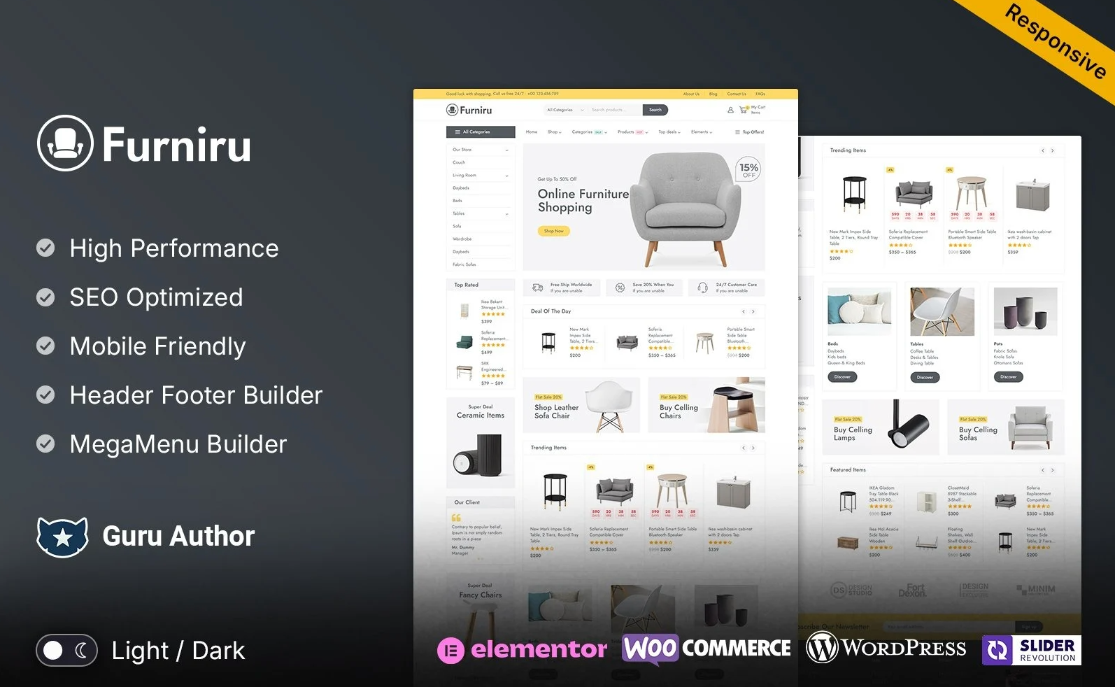 Furniru - Furniture and Interior Elementor WooCommerce Theme