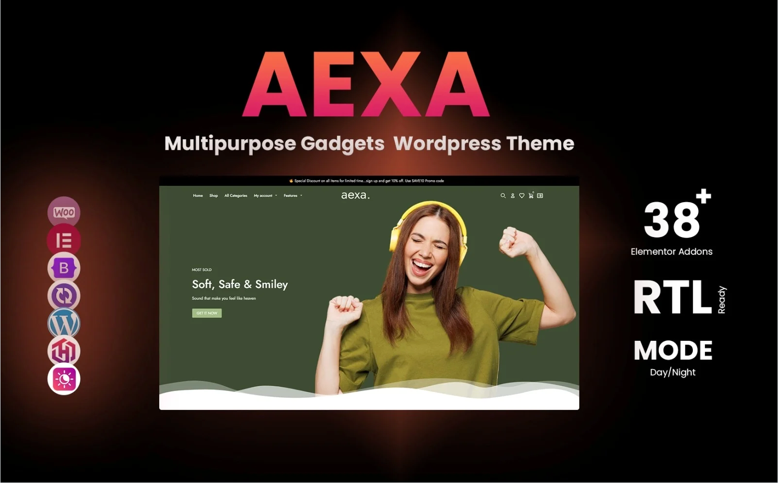 Aexa – WordPress Theme For Any Kind Of Store