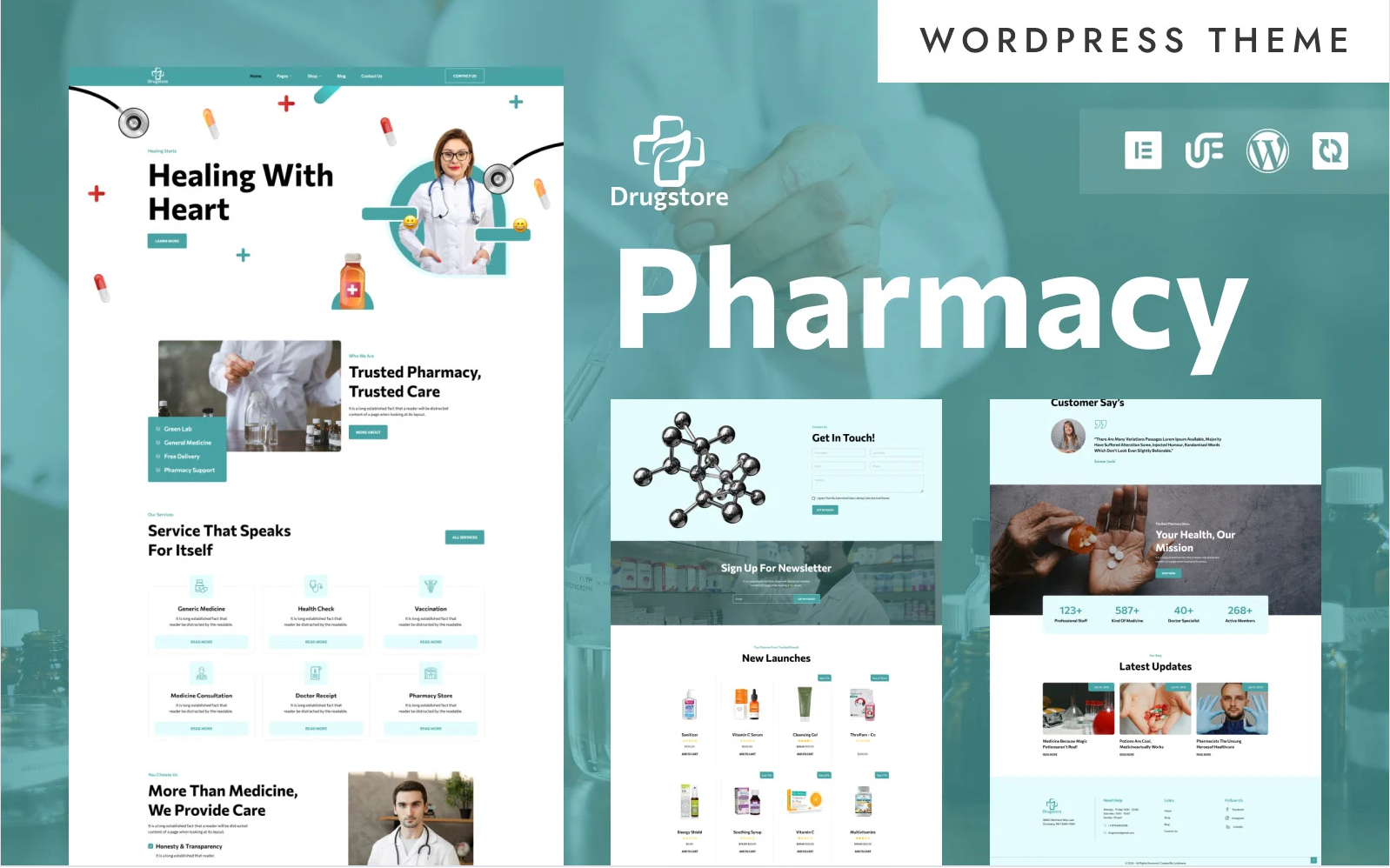 Drugstore - Online Pharmacy & Medical Store WooCommerce Elementor Theme
