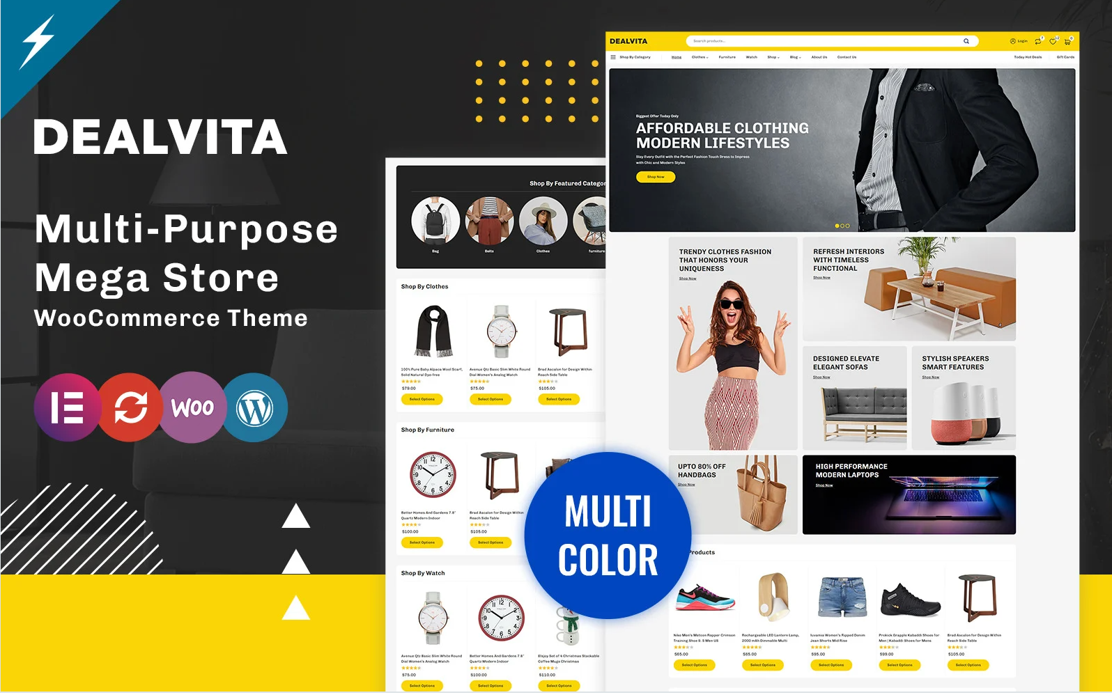Dealvita Modern Mega Store WooCommerce WordPress Theme